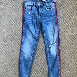Zara blue jeans